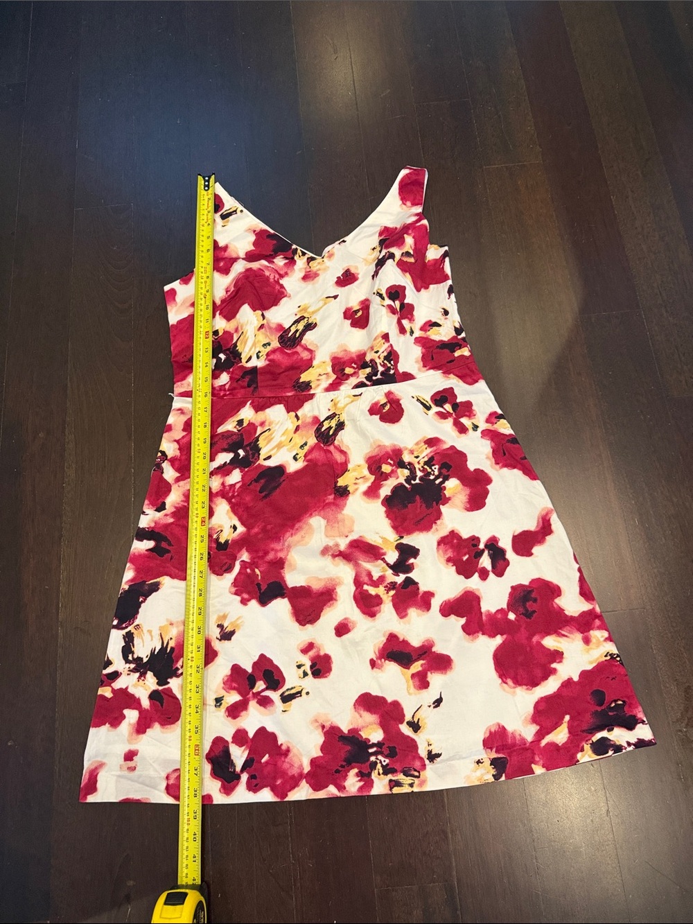 Ann Taylor White Mini Dress with Floral Print - Picture 5 of 9